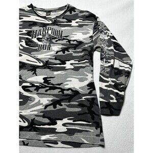 Camo Shirt Mens XL 2013 Nantucket Harpoon Run Biker Rally Camouflage Pirate